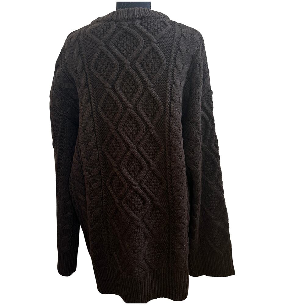 Lioness Gigi Knit Sweater XS Oversized Brown NWT - Picture 2 of 11